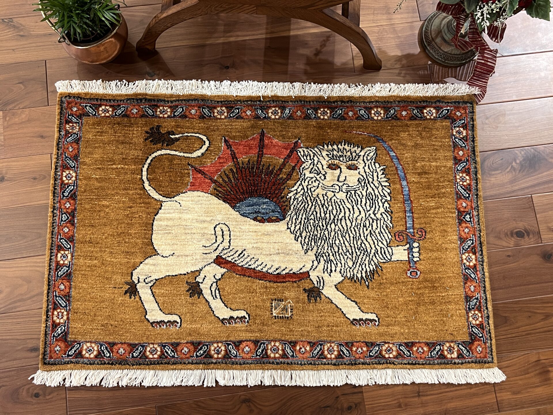 ライオン・ギャッベ | 調度品の亀川【公式】ゾランヴァリギャッベ正規